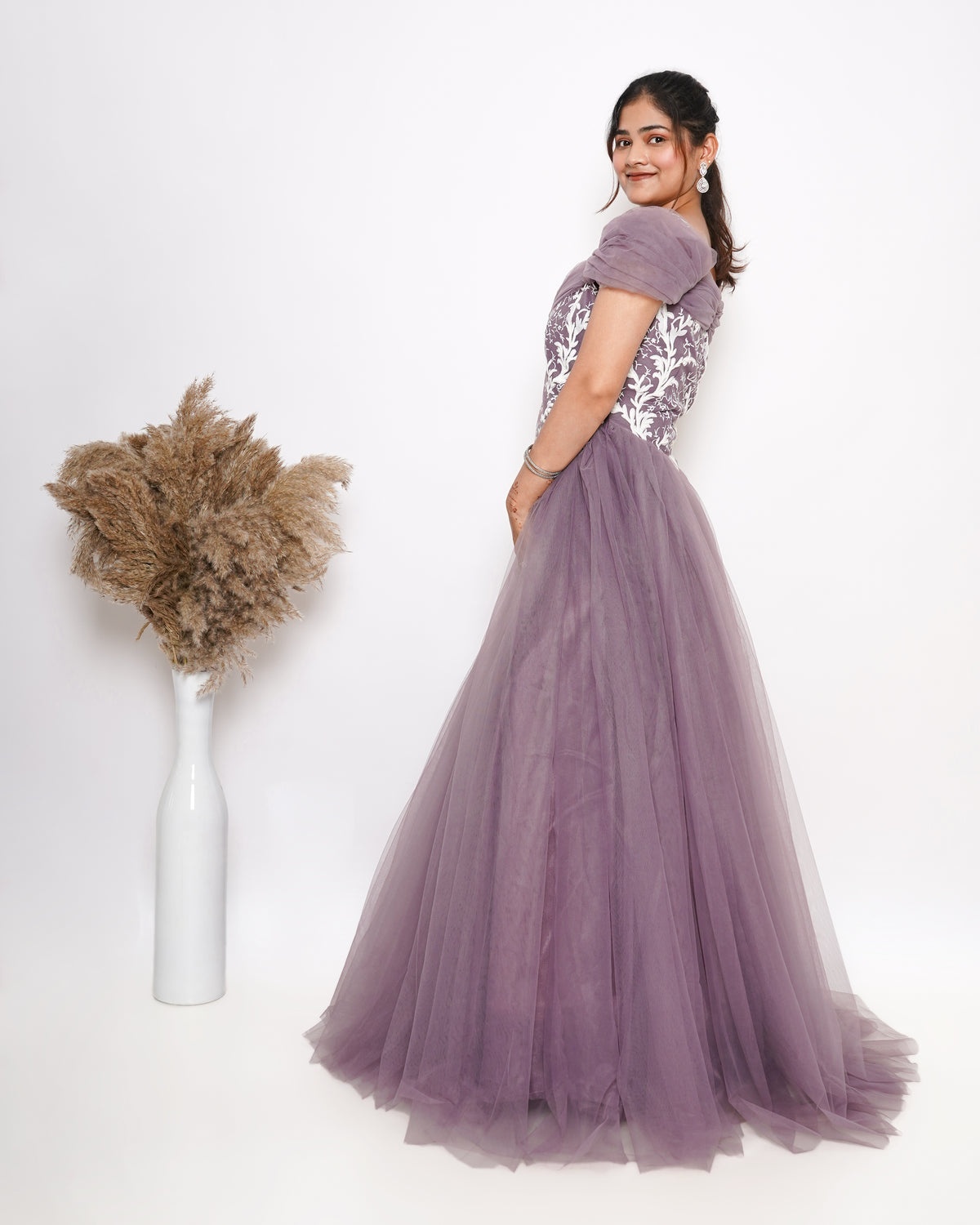 PURPLE BALL GOWN