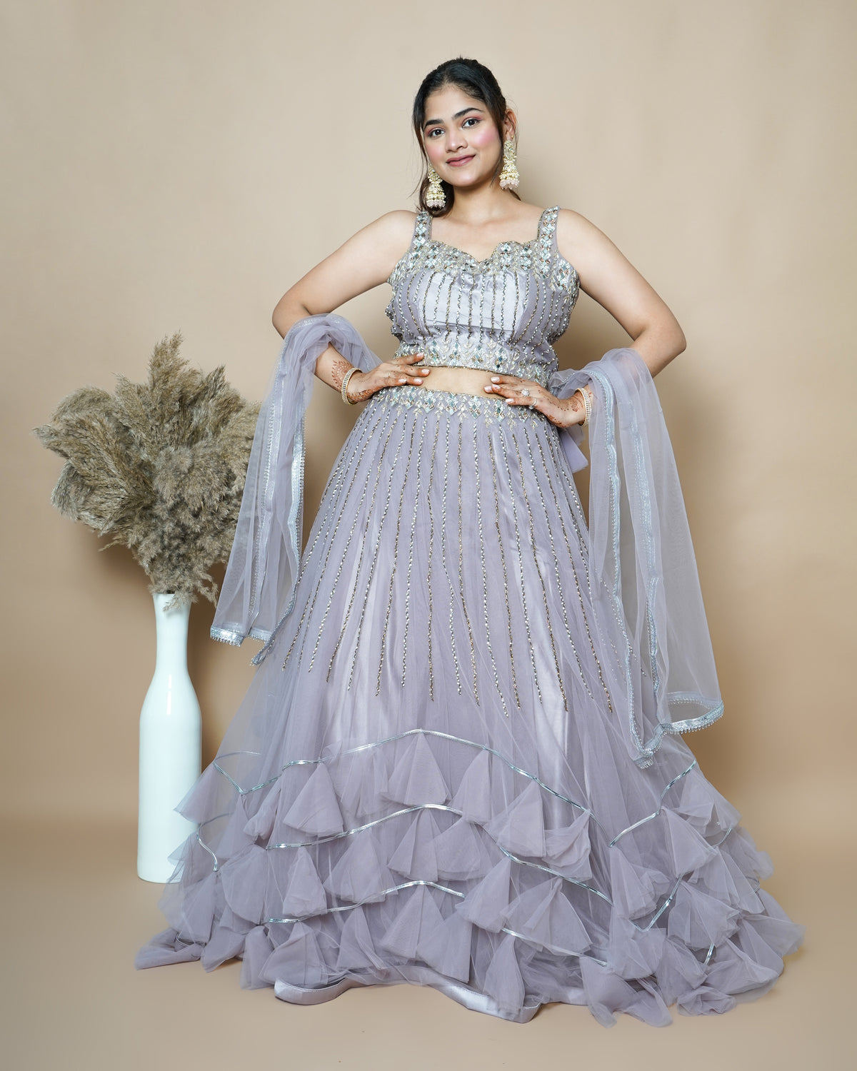 LAVENDER LEHENGA