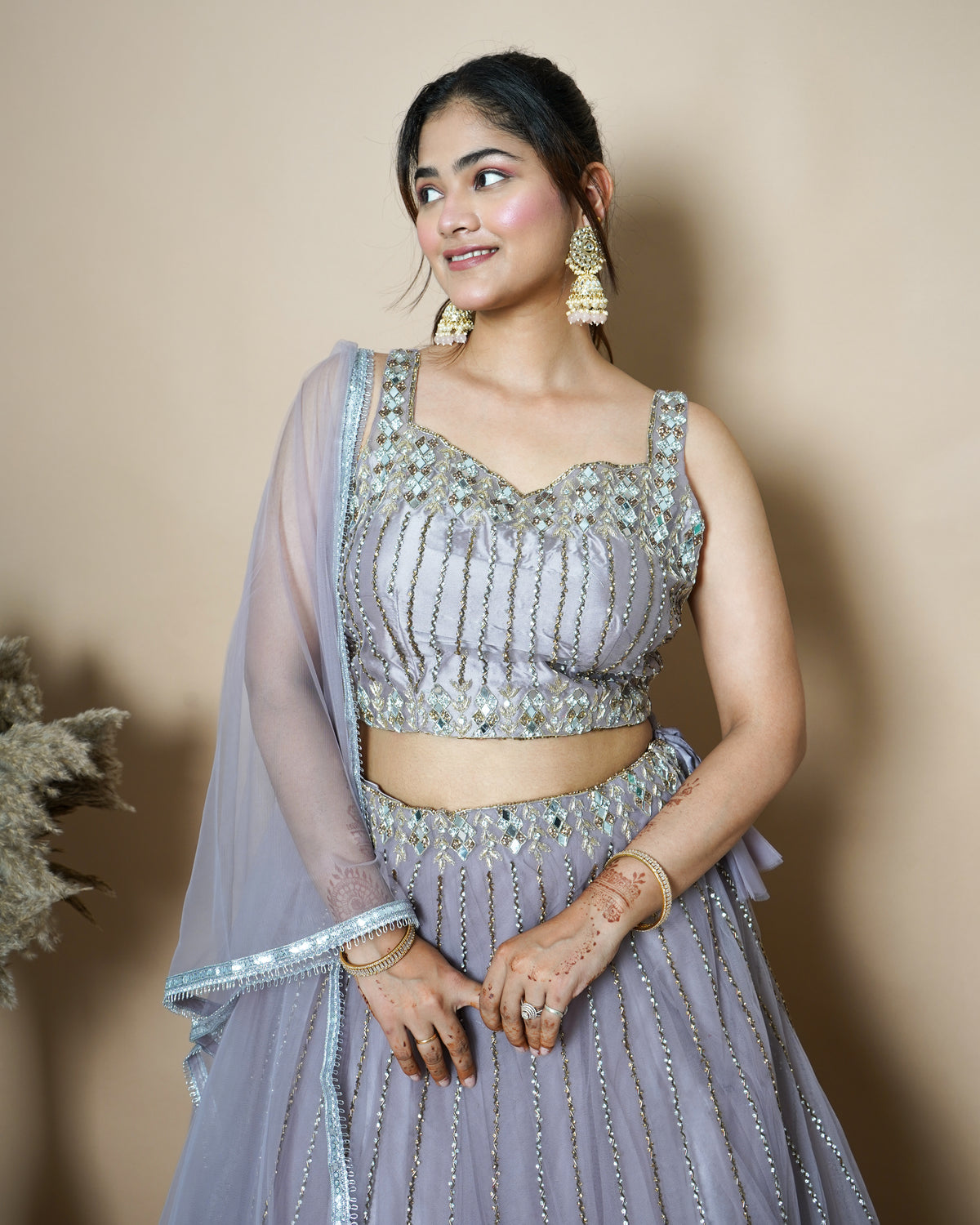 LAVENDER LEHENGA