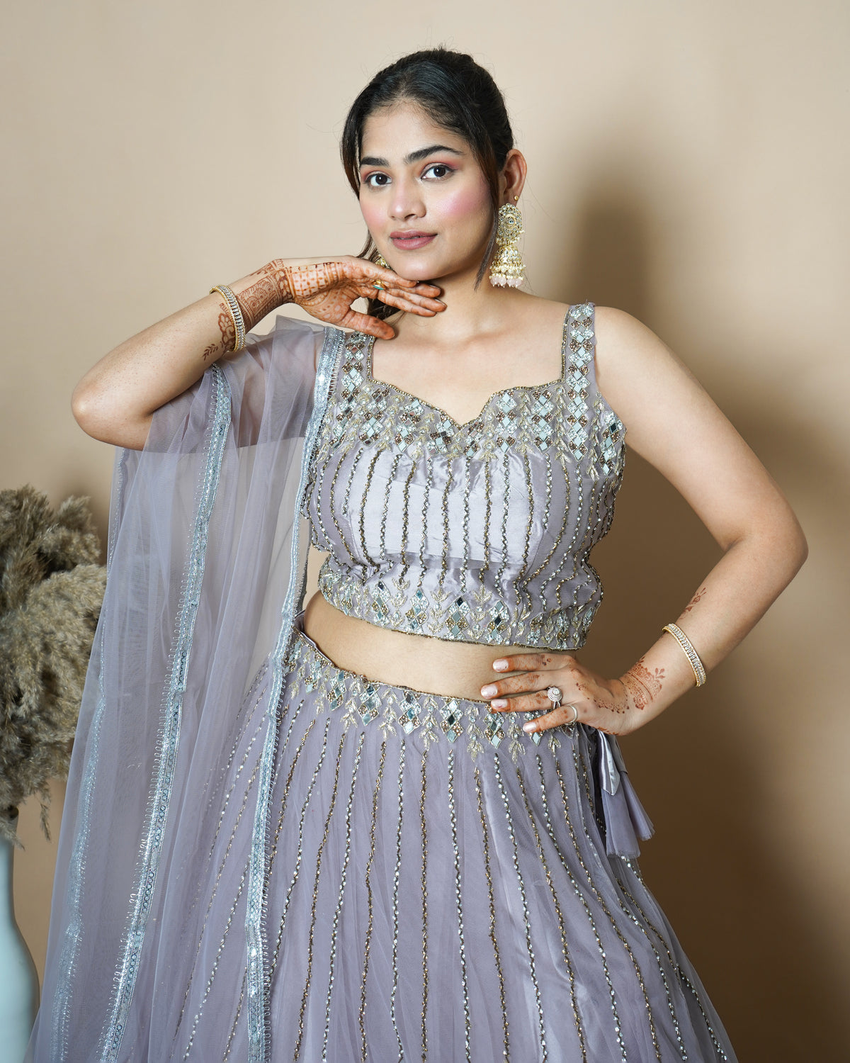 LAVENDER LEHENGA