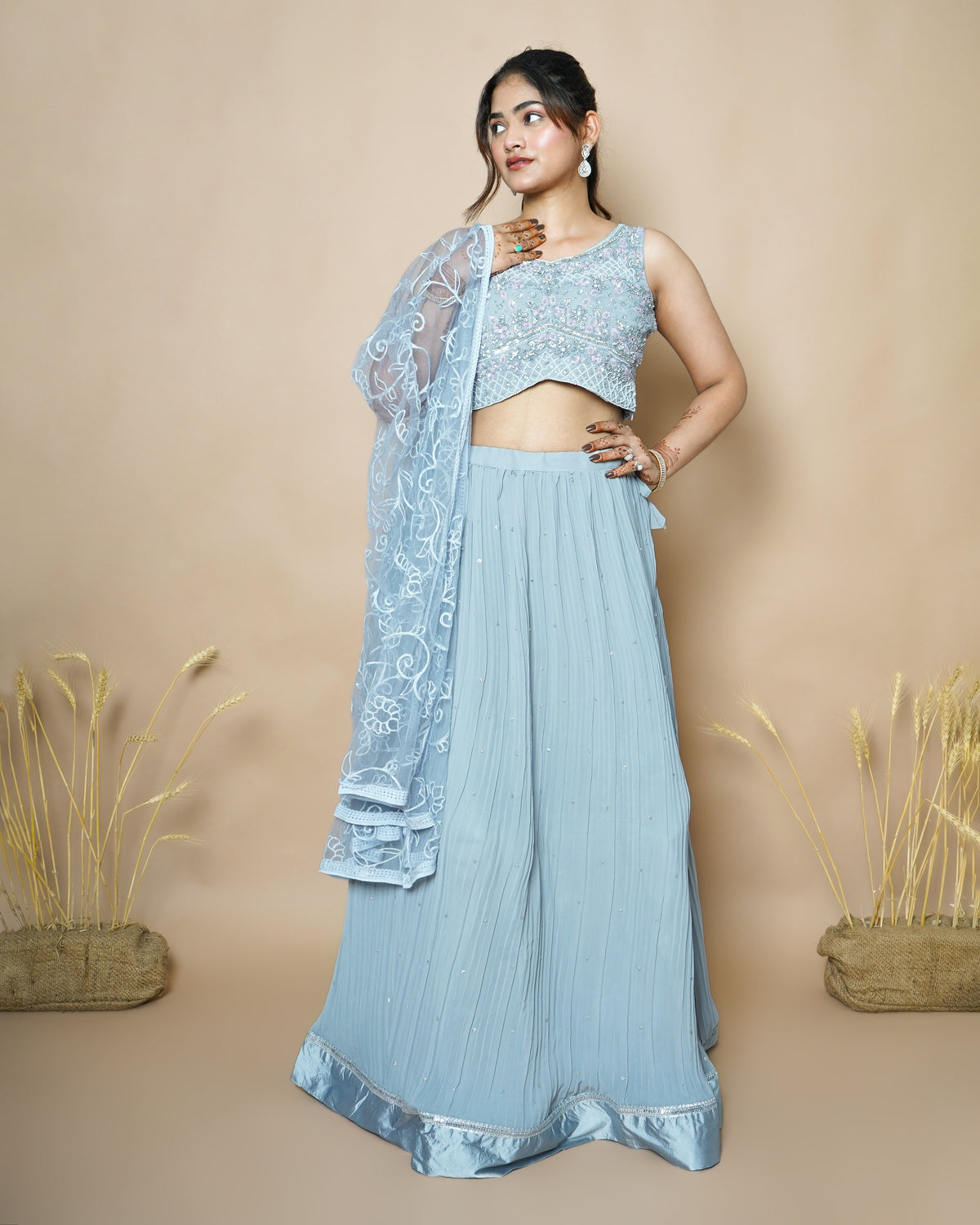 GREY LEHENGA